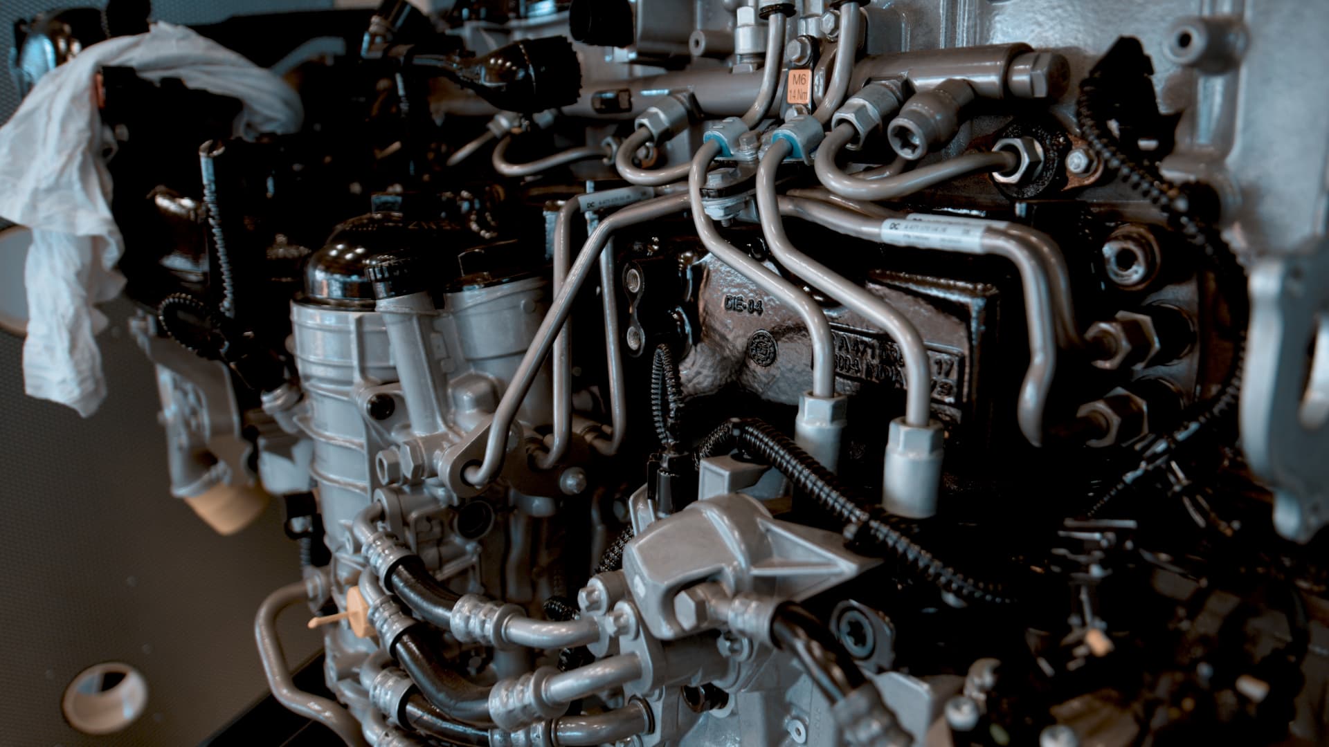Dieselmotoren – Originalaufnahme DMG